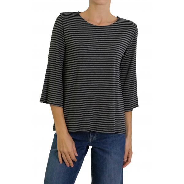 Maglia a righe con manica 3/4